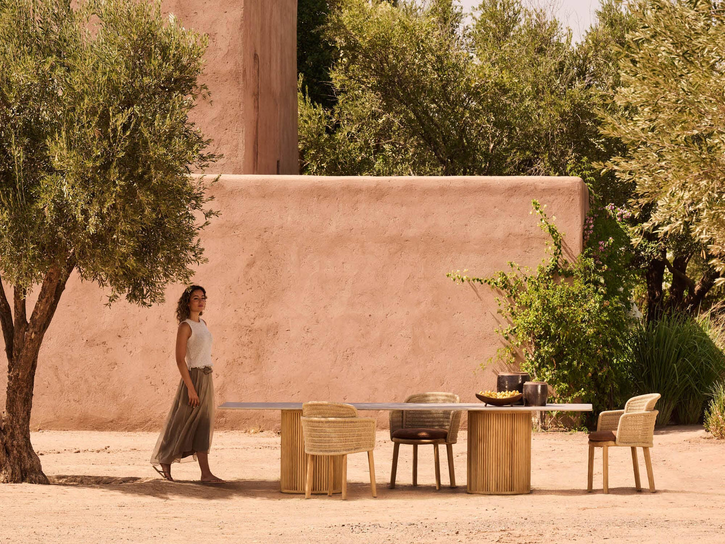 Table de salle à manger rectangulaire Otto