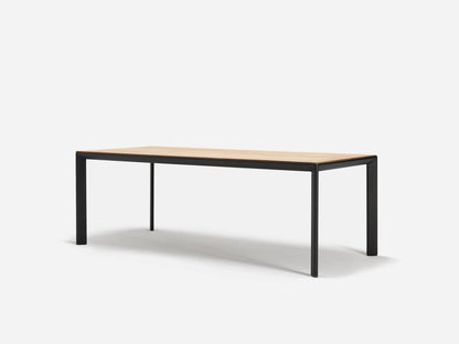 Table Addis en teck et aluminium