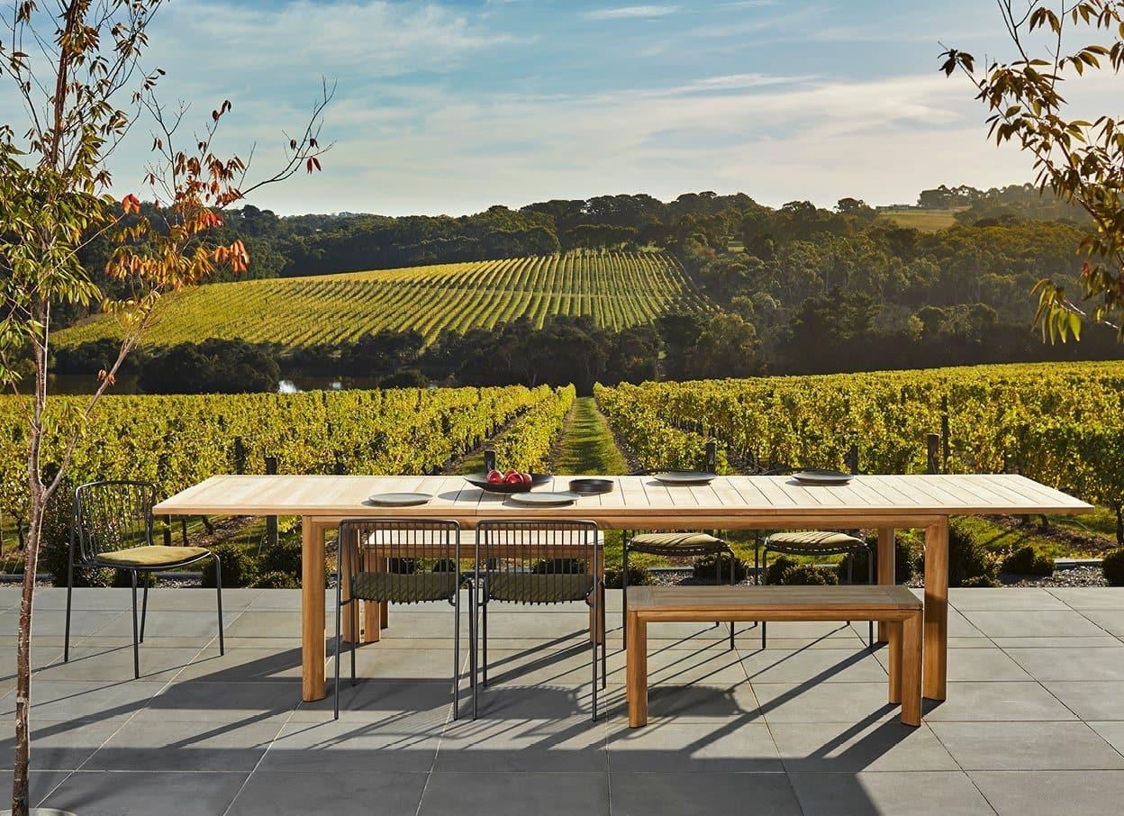 Table extensible en teck Addis