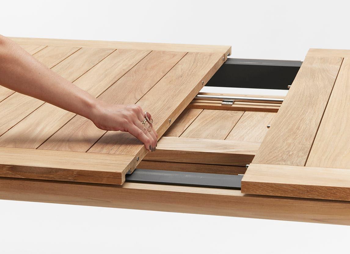 Table extensible en teck Addis