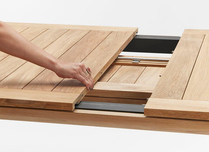 Table extensible en teck Addis