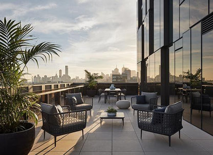 Fauteuil lounge tissé Aireys