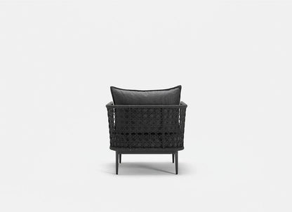 Fauteuil lounge tissé Aireys