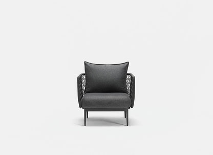 Fauteuil lounge tissé Aireys