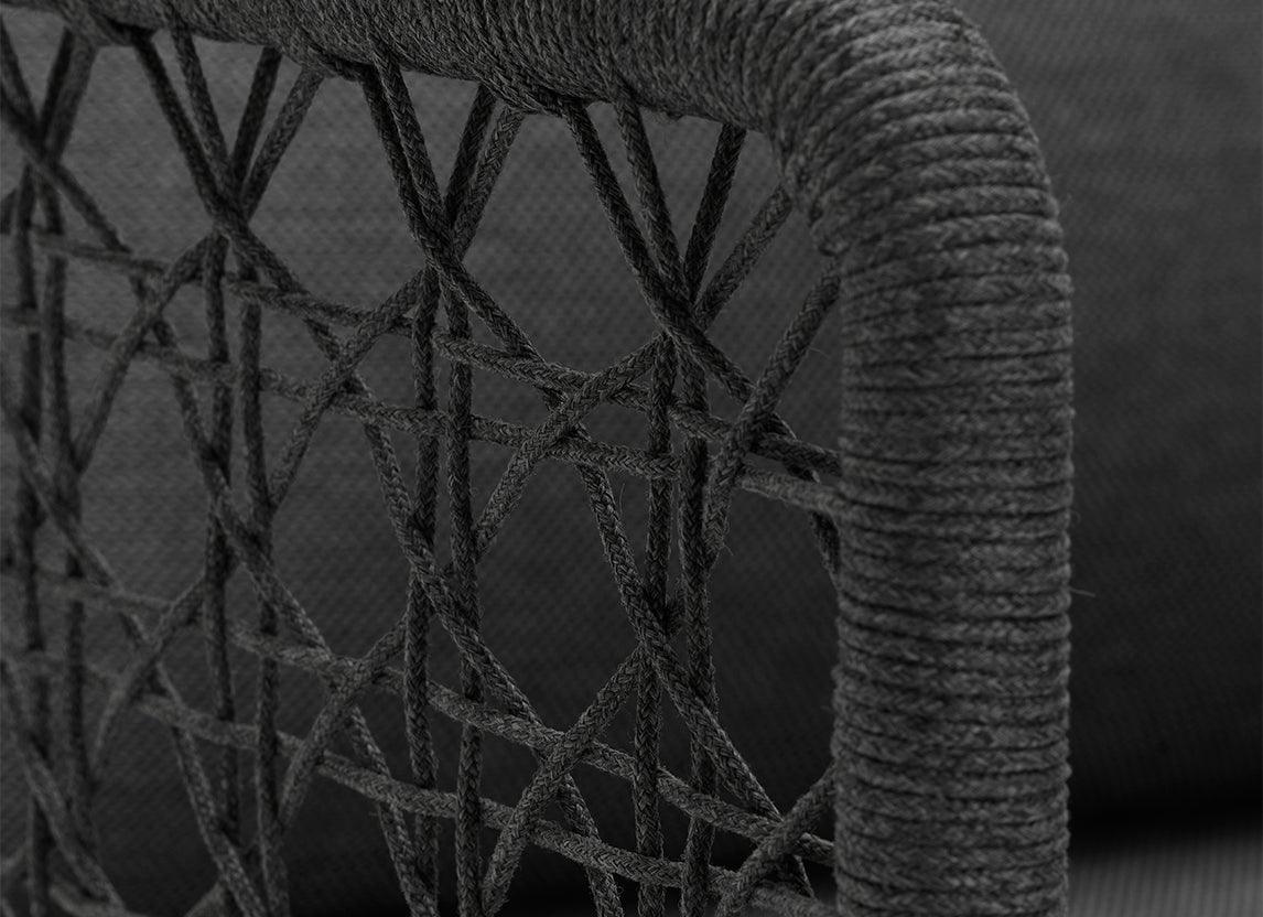 Fauteuil lounge tissé Aireys