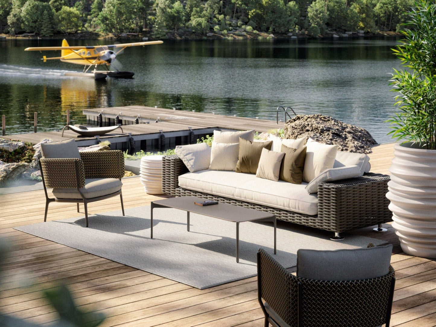 Fauteuil lounge BELLMONDE