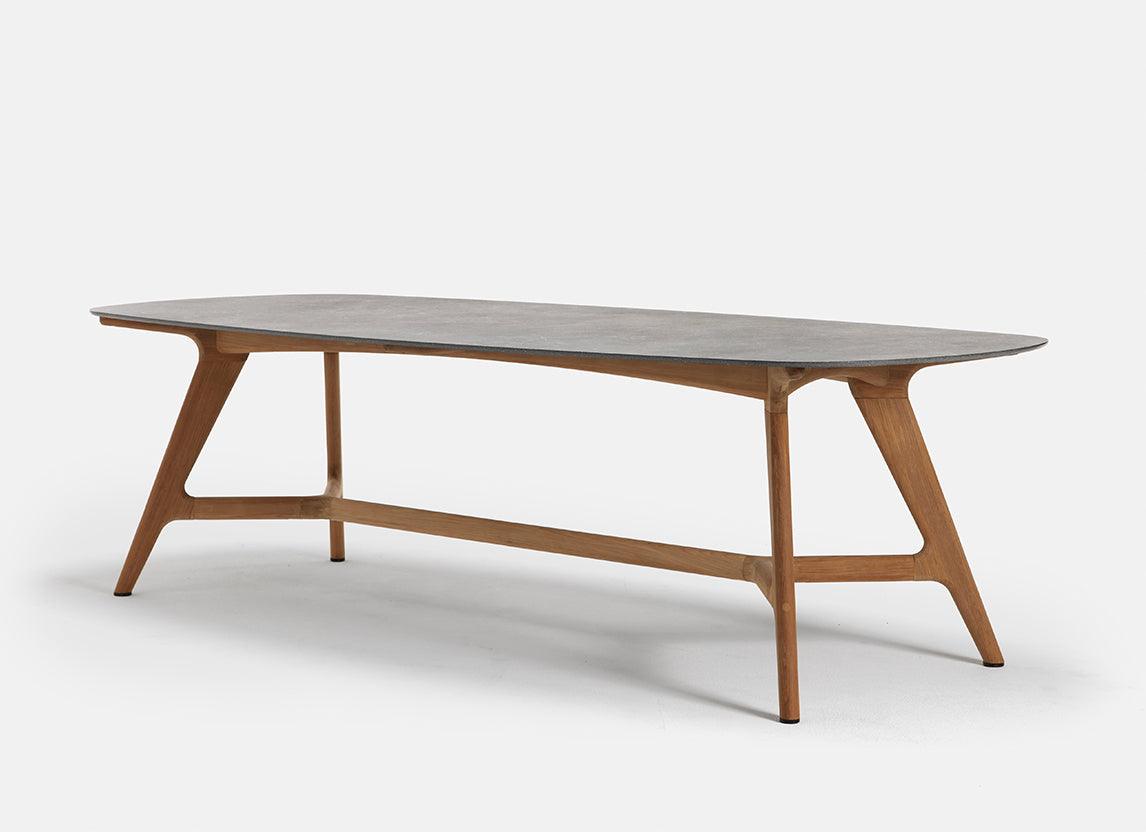 Table elliptique en céramique Forrest