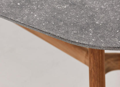 Table elliptique en céramique Forrest