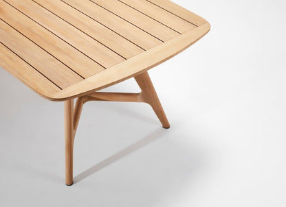 Table elliptique en teck Forrest