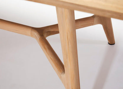 Table elliptique en teck Forrest