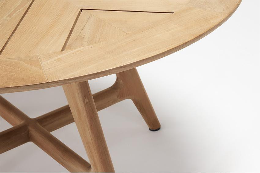 Table ronde en teck Forrest