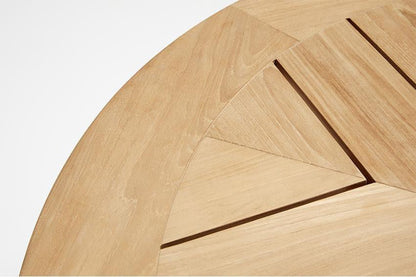 Table ronde en teck Forrest