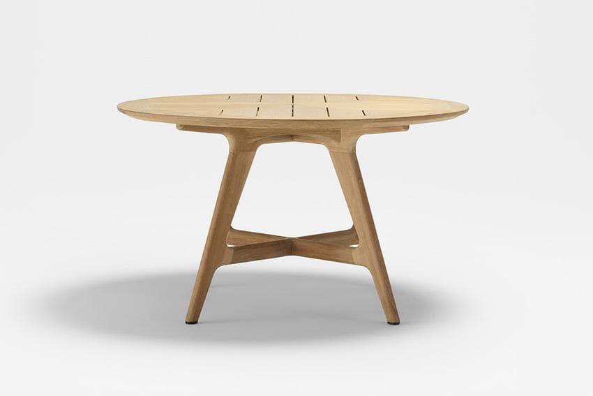 Table ronde en teck Forrest