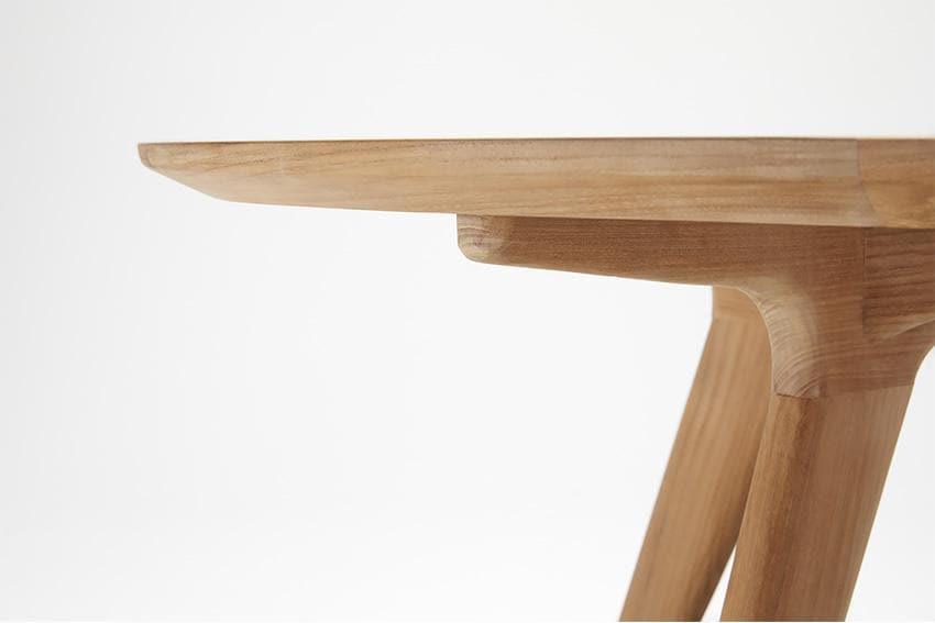 Table ronde en teck Forrest