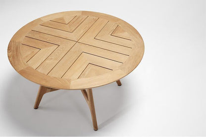 Table ronde en teck Forrest