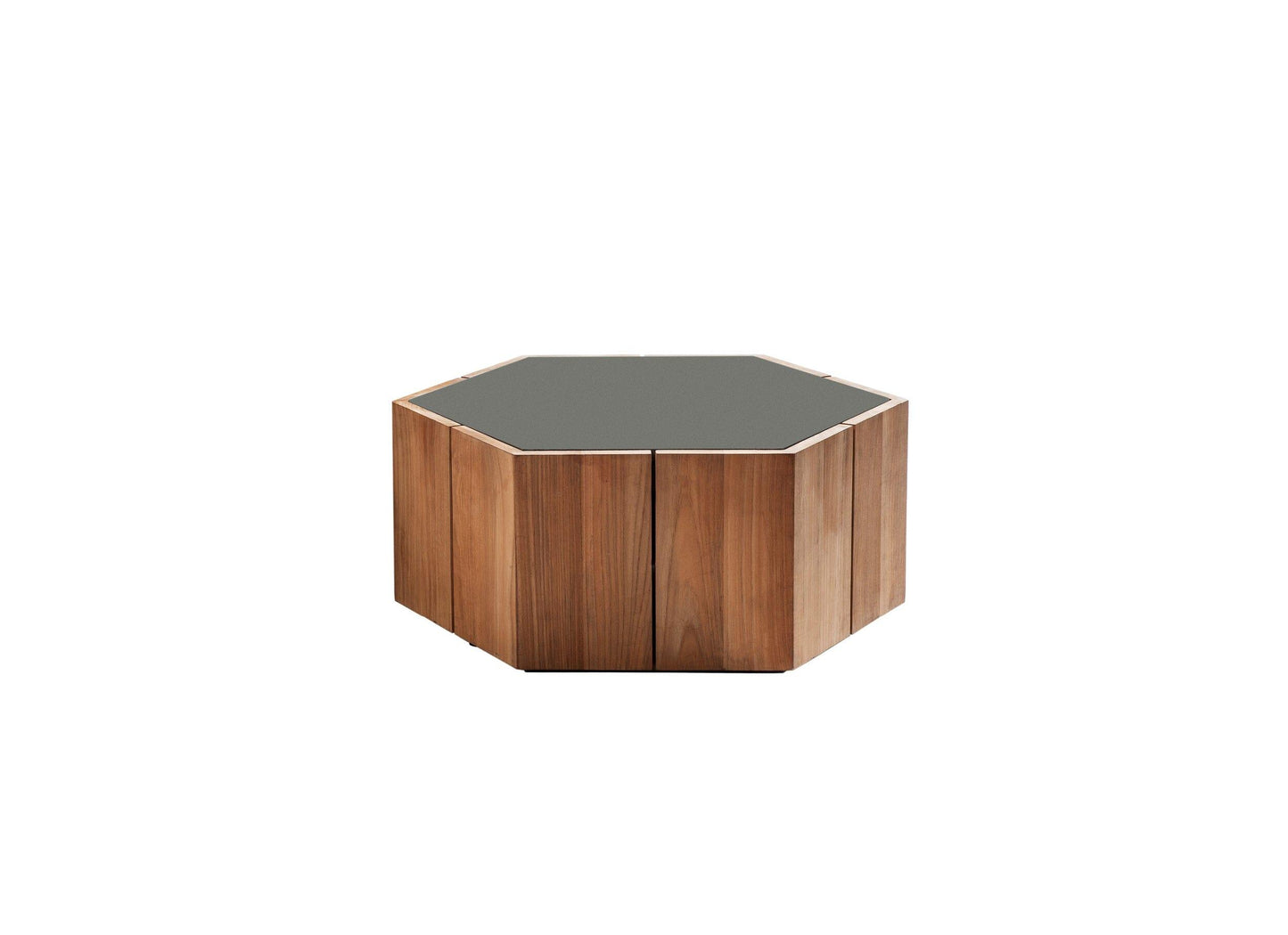 Tables basses hexagonales couleur océan : 20 % de réduction