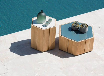 Tables basses hexagonales