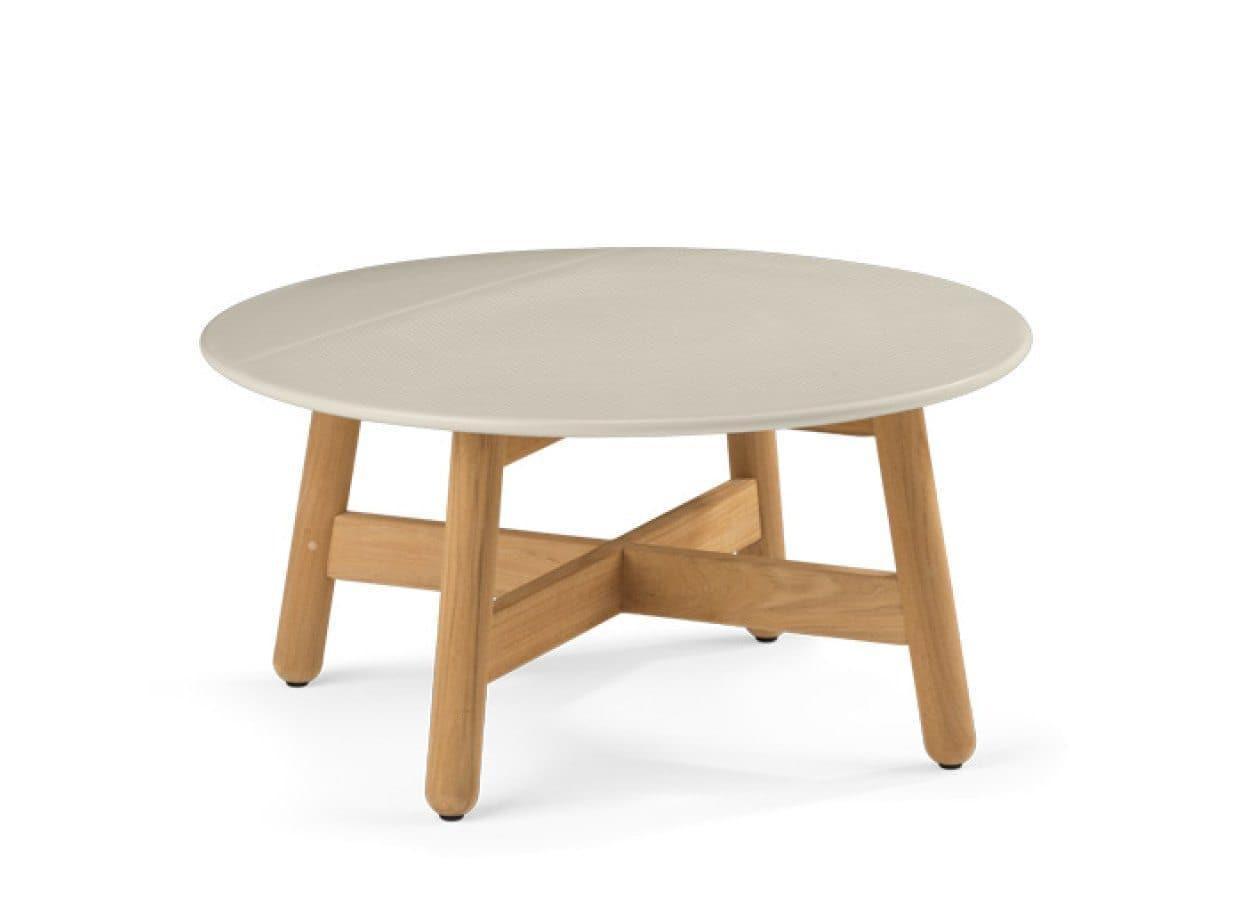 Table basse MBRACE 70 cm couleur craie