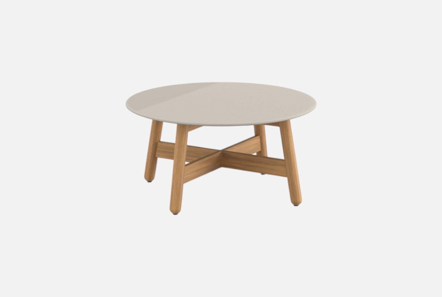 Table basse MBRACE 70 cm couleur craie