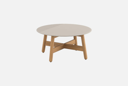 Table basse MBRACE 70 cm couleur craie