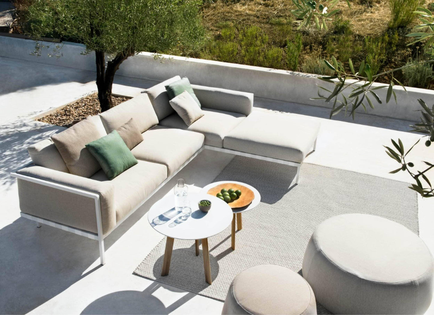 Canapé Natal Alu blanc