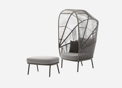 Fauteuil et repose-pieds RALLY Cocoon