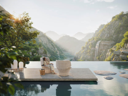 Fauteuil à oreilles SEASHELL GRAND