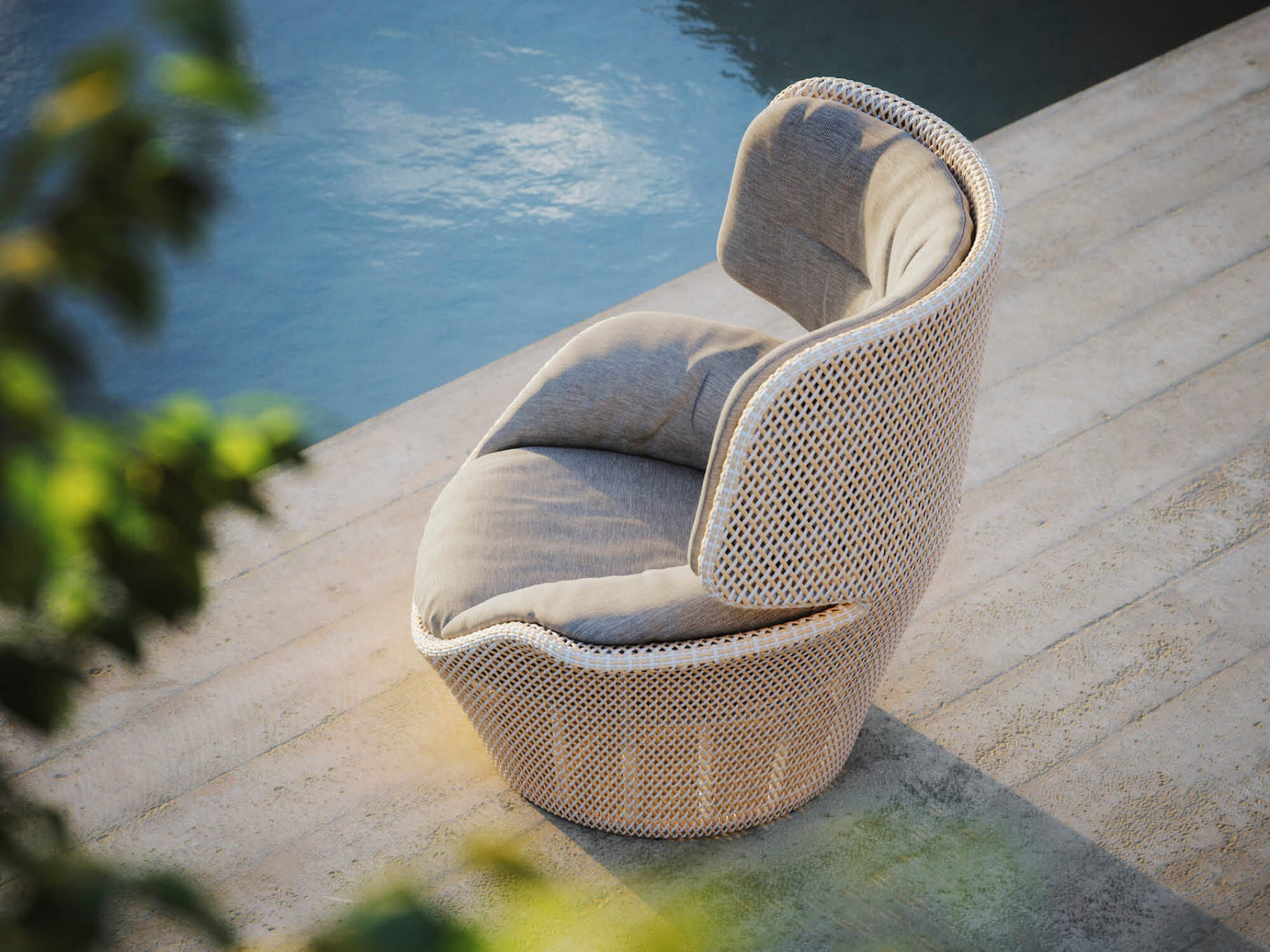 Fauteuil à oreilles SEASHELL GRAND