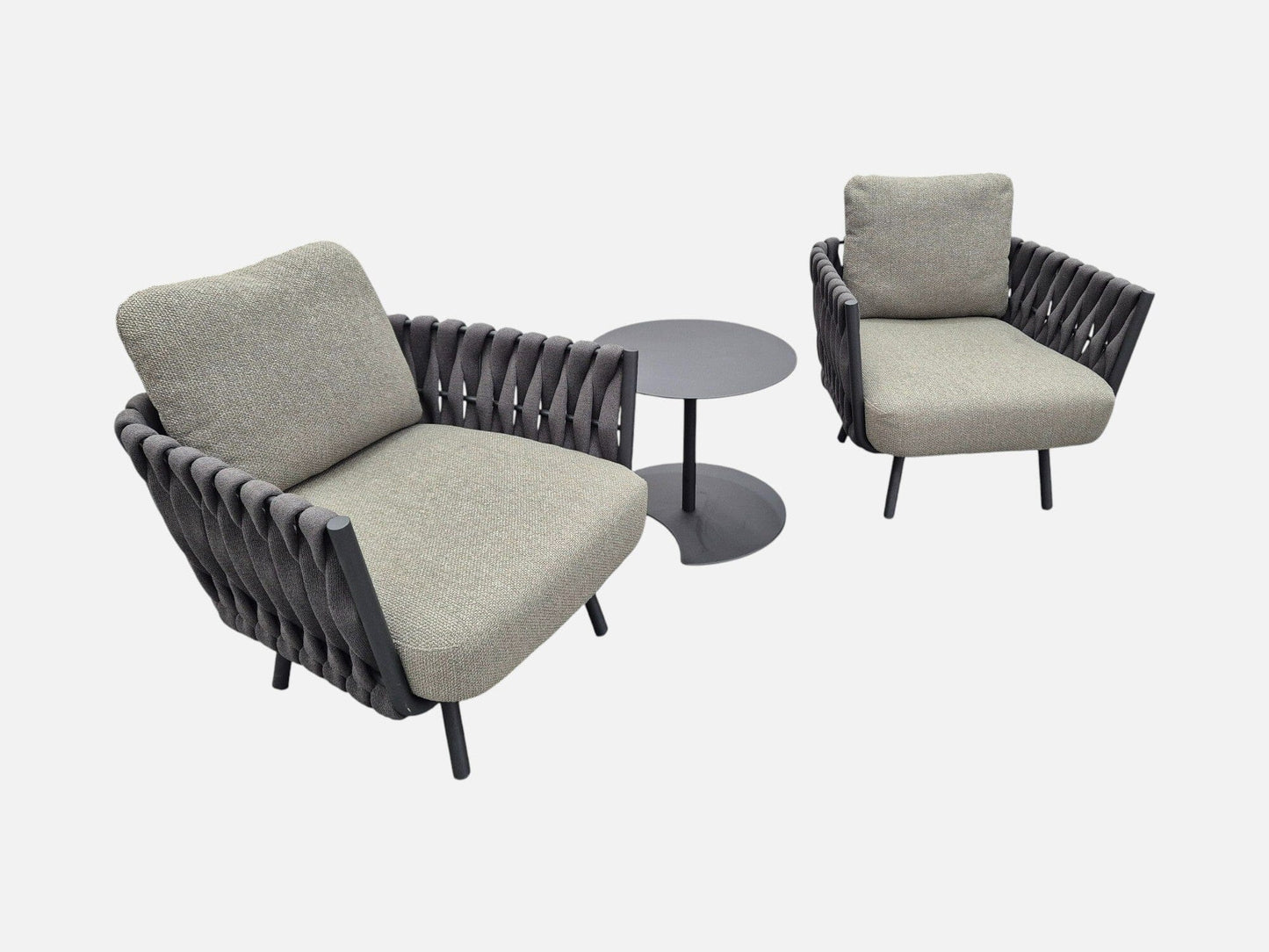 Fauteuils Tosca Lounge en wengé (2)