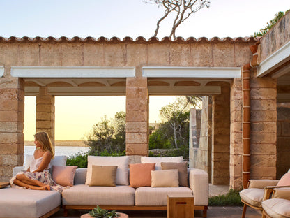 Canapé Vis a Vis en maille Silverstone